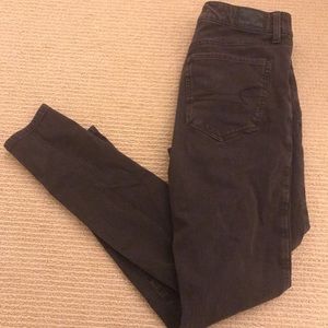 Maroon American Eagle Jeans